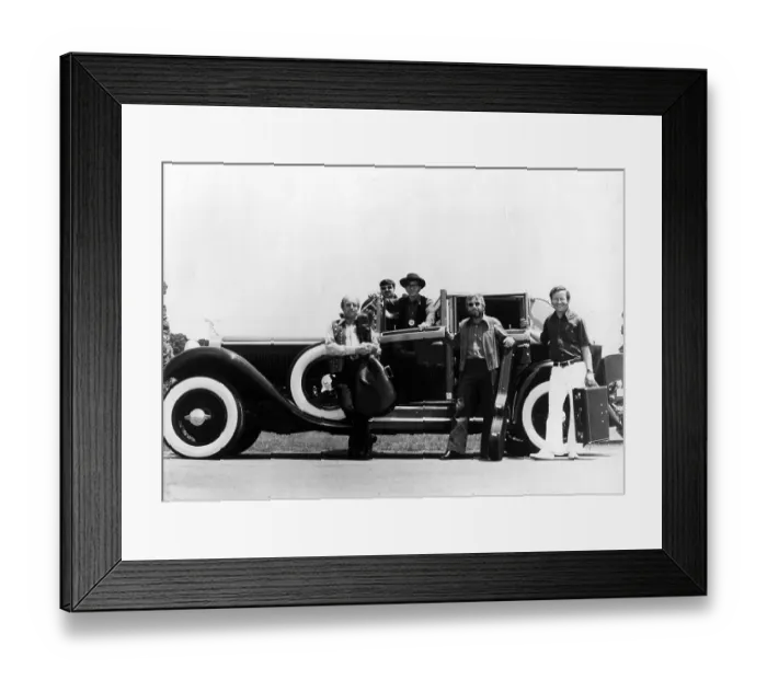 Framed Print : Charlie Byrd Quintet Portrait Framed Print : Charlie Byrd Quintet Portrait