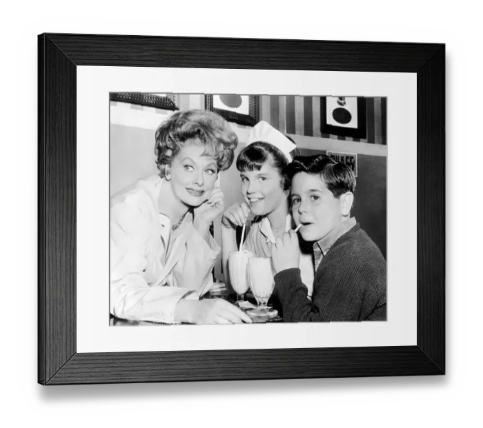 Framed Print : Lucille And Kids