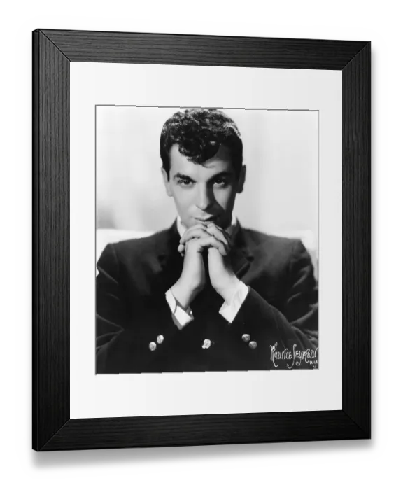 Framed Print : Portrait. CIRCA 1962: Singer Freddy Cannon poses for a portait in circa 1962 Framed Print : Portrait. CIRCA 1962: Singer Freddy Cannon poses for a portait in circa 1962