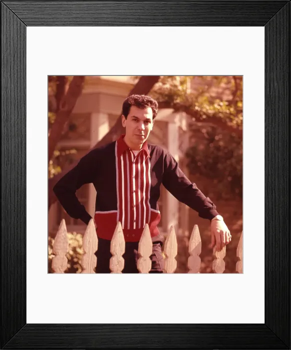 Framed Print : Portrait With Picket Fence Framed Print : Portrait With Picket Fence