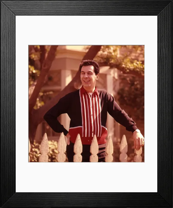 Framed Print : Portrait With Picket Fence Framed Print : Portrait With Picket Fence