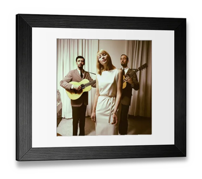 Framed Print : Peter Paul And Mary Cover Shoot Framed Print : Peter Paul And Mary Cover Shoot