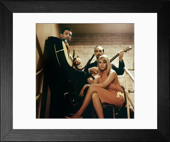 Framed Print : Peter Paul And Mary Cover Shoot Framed Print : Peter Paul And Mary Cover Shoot