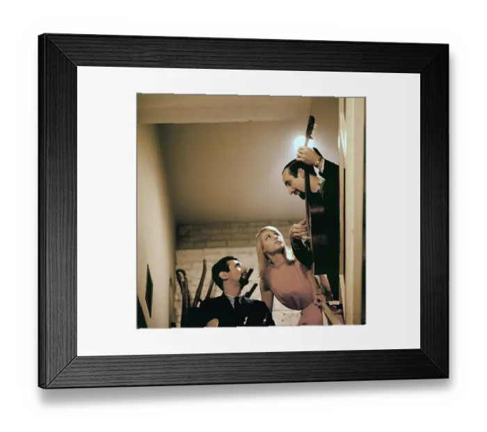 Framed Print : Peter Paul And Mary Cover Shoot Framed Print : Peter Paul And Mary Cover Shoot