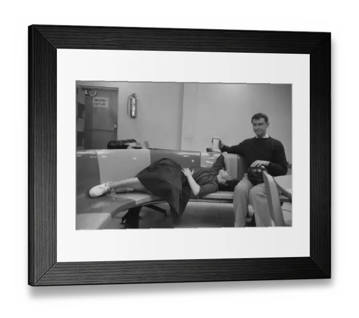 Framed Print : Mike Nichols And Elaine May Framed Print : Mike Nichols And Elaine May