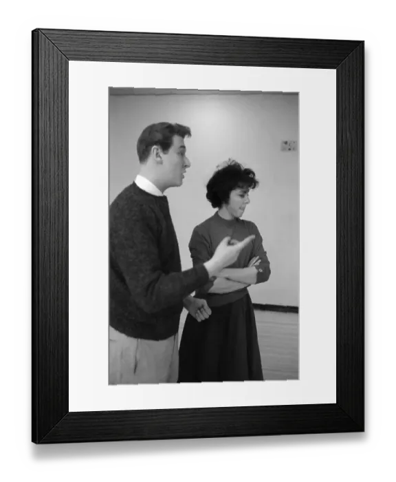 Framed Print : Mike Nichols And Elaine May Framed Print : Mike Nichols And Elaine May
