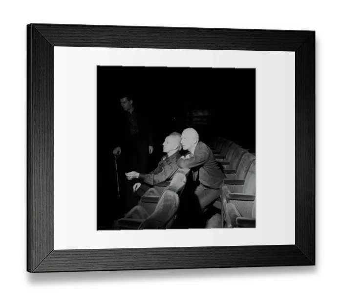 Framed Print : Beaton And Stokowski Framed Print : Beaton And Stokowski