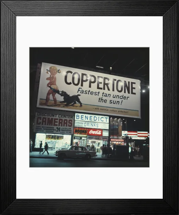 Framed Print : Coppertone Tan Framed Print : Coppertone Tan