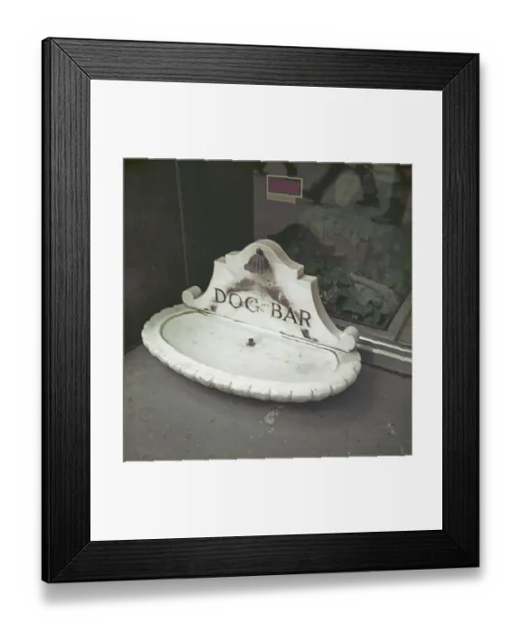 Framed Print : New York Dog Bar Framed Print : New York Dog Bar