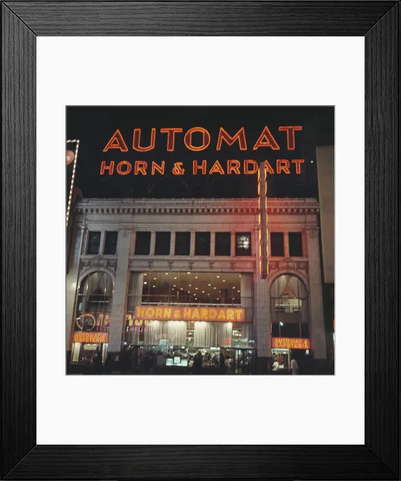 Framed Print : Horn And Hardart Framed Print : Horn And Hardart