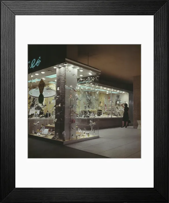 Framed Print : New York Shoe Shop Framed Print : New York Shoe Shop