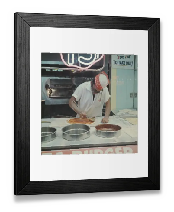 Framed Print : New York Pizza Framed Print : New York Pizza