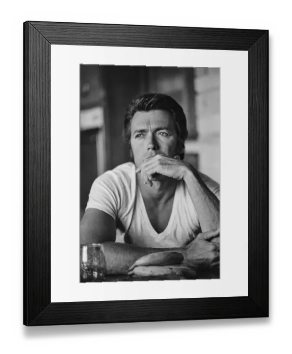 Framed Print : Clint Eastwood, American Actor & Film Director