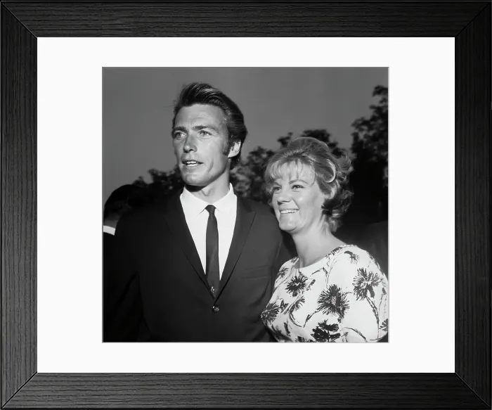 Framed Print : Clint Eastwood & Maggie Johnson Framed Print : Clint Eastwood & Maggie Johnson