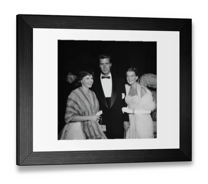 Framed Print : Clint Eastwood & Maggie Johnson Framed Print : Clint Eastwood & Maggie Johnson