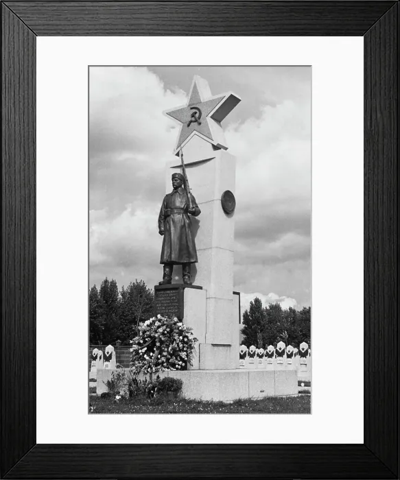 Framed Print : Soviet Cemetery In Prague Framed Print : Soviet Cemetery In Prague