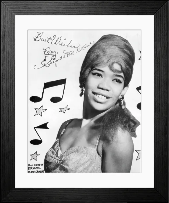 Framed Print : Sugar Pie Desanto Portrait Framed Print : Sugar Pie Desanto Portrait