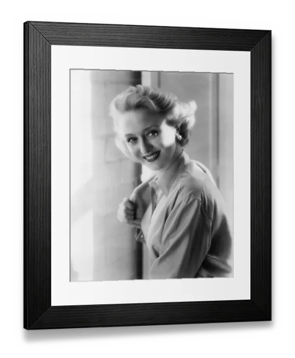 Framed Print : Celeste Holm Portrait Session