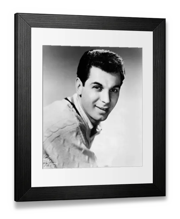 Framed Print : Portrait. CIRCA 1960: Singer Freddy Cannon poses for a portait in circa 1960 Framed Print : Portrait. CIRCA 1960: Singer Freddy Cannon poses for a portait in circa 1960