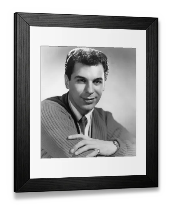 Framed Print : Portrait. CIRCA 1960: Singer Freddy Cannon poses for a portait in circa 1960 Framed Print : Portrait. CIRCA 1960: Singer Freddy Cannon poses for a portait in circa 1960