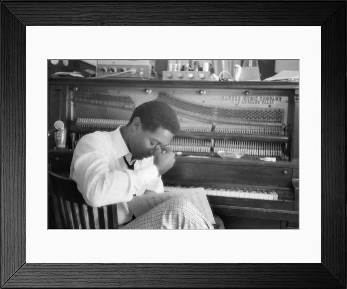 Framed Print : Sam Cooke At The Piano Framed Print : Sam Cooke At The Piano