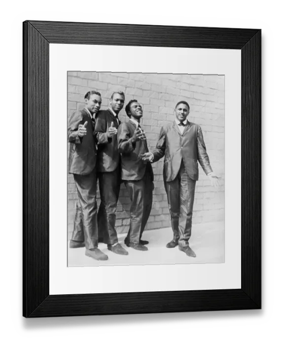 Framed Print : Vocal group The Paradons Portrait Framed Print : Vocal group The Paradons Portrait