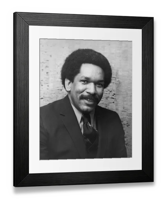 Framed Print : Larry Shaw Of Stax Records Framed Print : Larry Shaw Of Stax Records