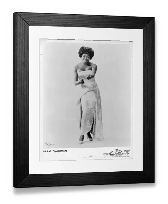 Framed Print : Sarah Vaughan Portrait Session