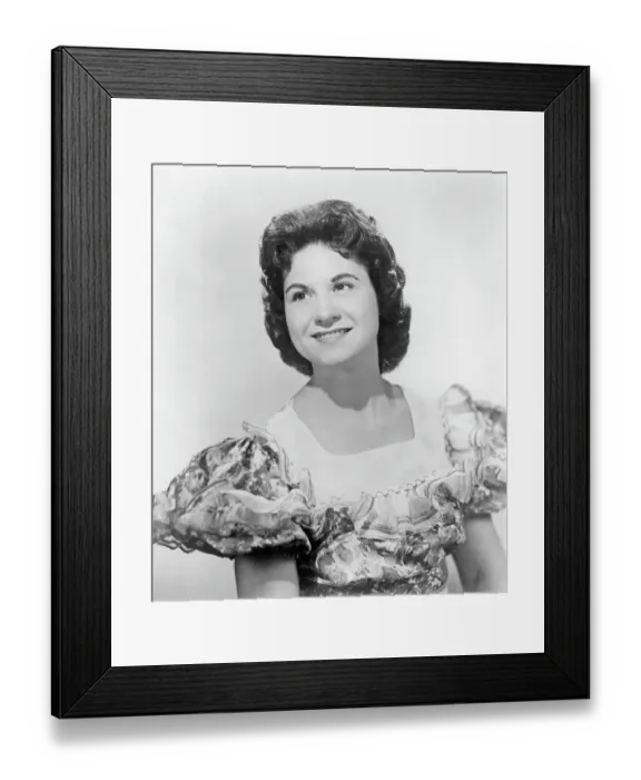 Framed Print : Kitty Wells Portrait Framed Print : Kitty Wells Portrait