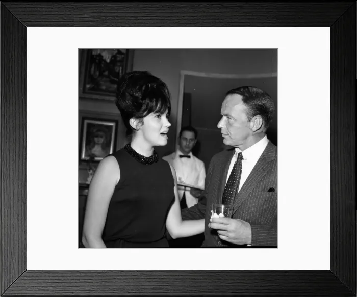 Framed Print : Sinatra And Playboy Playmate Framed Print : Sinatra And Playboy Playmate