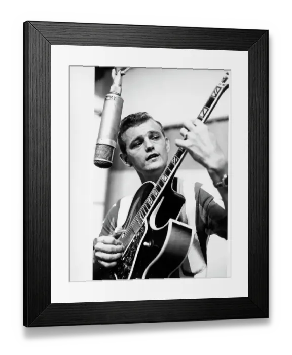 Framed Print : Recording In The Studio Framed Print : Recording In The Studio