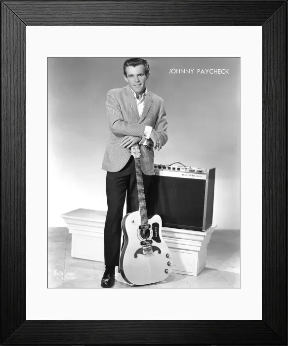 Framed Print : Photo of Johnny Paycheck Framed Print : Photo of Johnny Paycheck