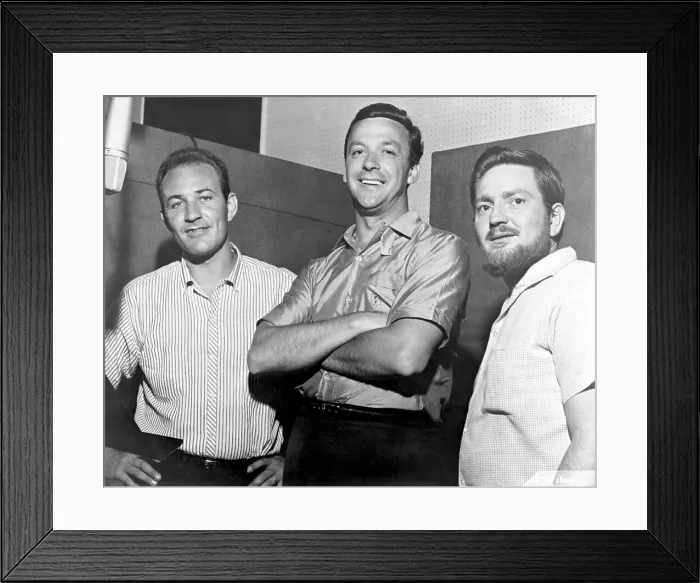 Framed Print : Willie Nelson Signs With Monument Records