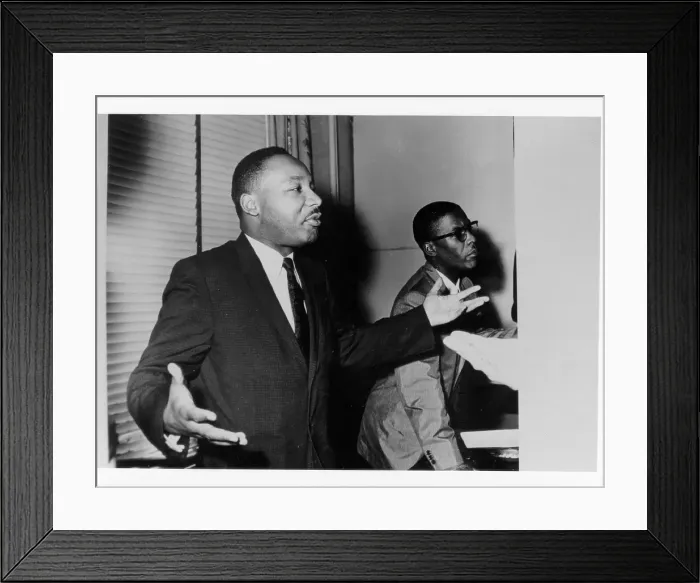 Framed Print : King Speaking Framed Print : King Speaking