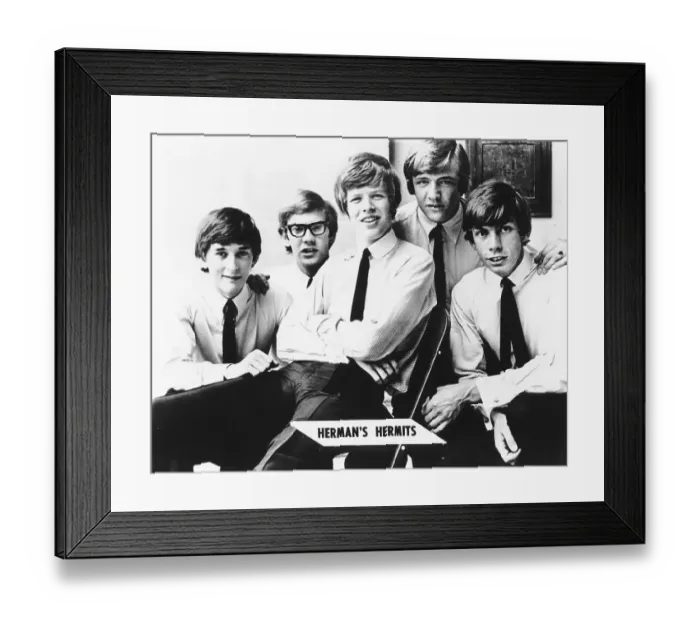 Framed Print : Photo of Herman's Hermits Framed Print : Photo of Herman's Hermits