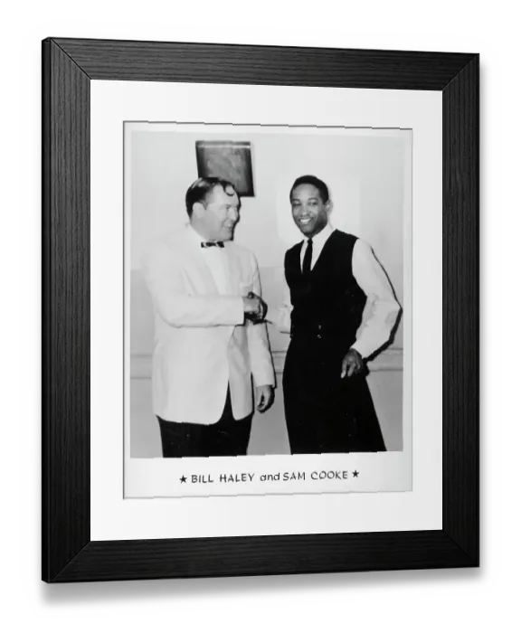 Framed Print : Bill Haley And Sam Cooke Framed Print : Bill Haley And Sam Cooke