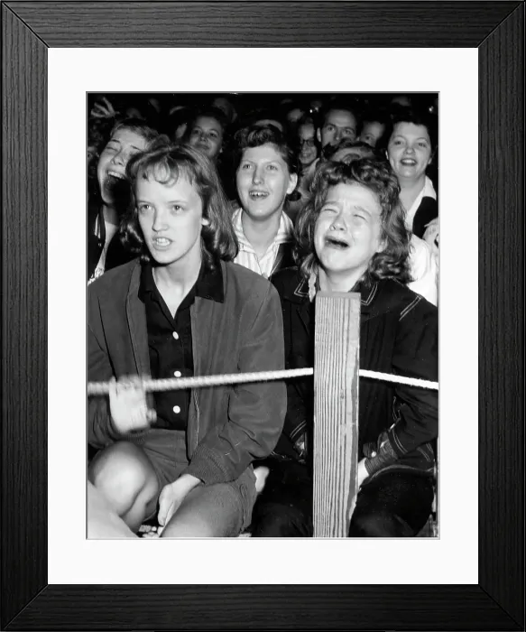 Framed Print : Photo of Generic 60s 010a Little Girl Cried Framed Print : Photo of Generic 60s 010a Little Girl Cried