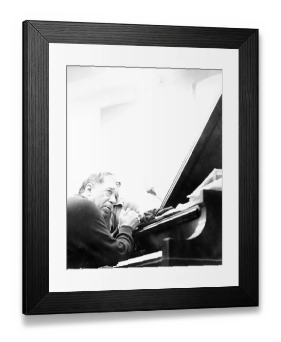 Framed Print : Duke Ellington Recording Session Framed Print : Duke Ellington Recording Session