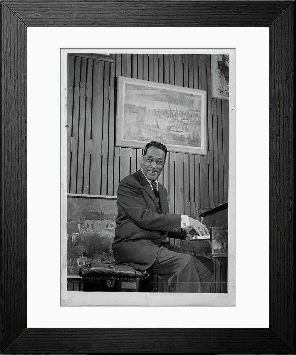 Framed Print : Duke Ellington Performing Framed Print : Duke Ellington Performing