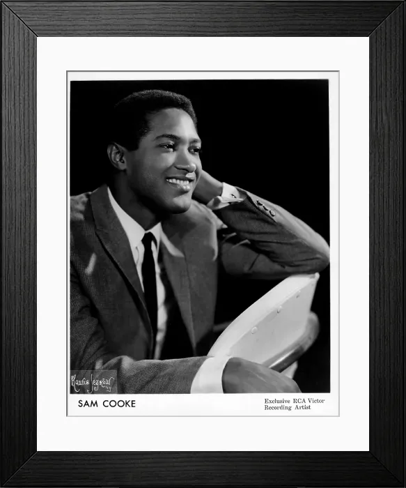 Framed Print : Sam Cooke Portrait Session Framed Print : Sam Cooke Portrait Session