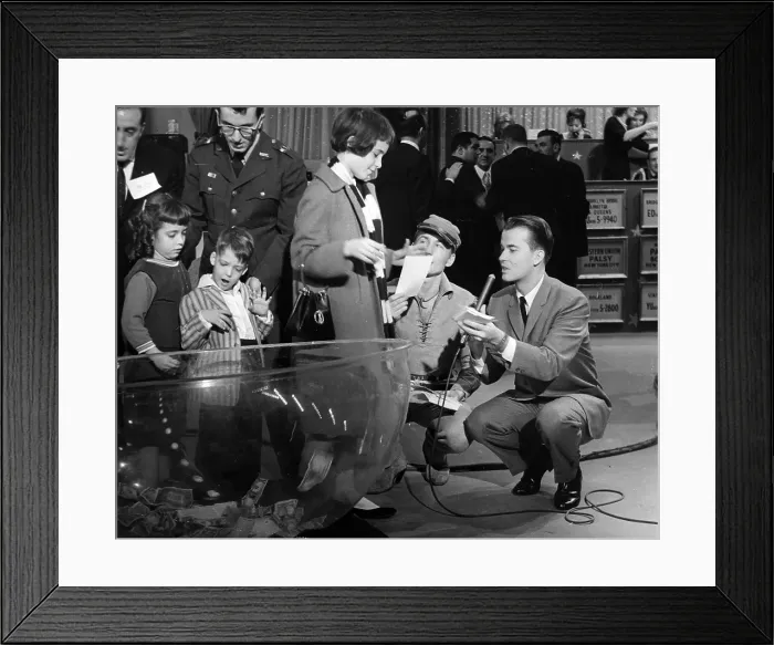 Framed Print : Dick Clark On A Telethon Framed Print : Dick Clark On A Telethon