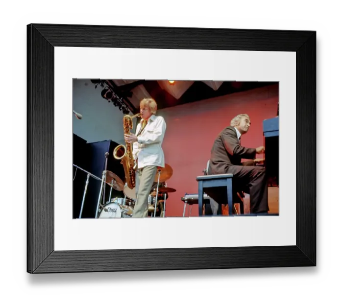 Framed Print : Photo of Gerry Mulligan Framed Print : Photo of Gerry Mulligan