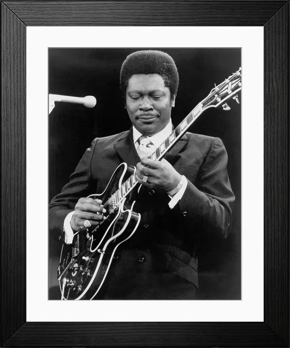 Framed Print : Blues Singer / Guitarist B.B. King Framed Print : Blues Singer / Guitarist B.B. King