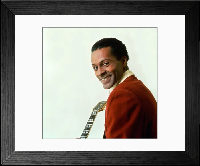 Framed Print : Chuck Berry Portrait Session
