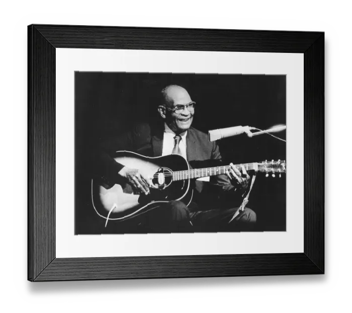 Framed Print : Photo of Rev. Robert Wilkins Framed Print : Photo of Rev. Robert Wilkins