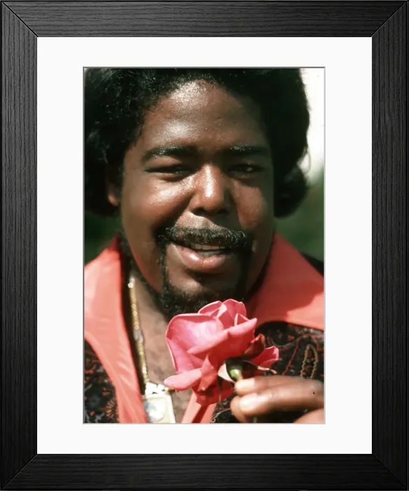 Framed Print : Photo of Barry White Framed Print : Photo of Barry White