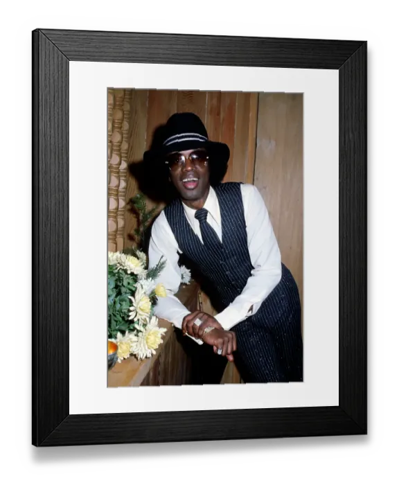 Framed Print : Photo of Johnny Guitar Watson Framed Print : Photo of Johnny Guitar Watson