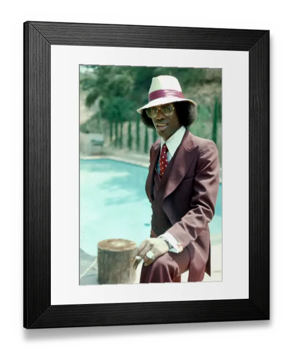 Framed Print : Photo of Johnny Guitar Watson Framed Print : Photo of Johnny Guitar Watson