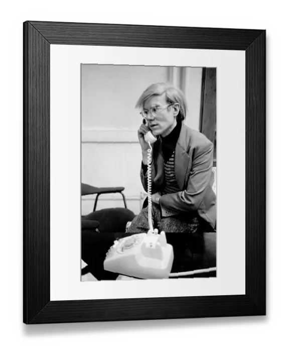 Framed Print : Photo of Warhol Andy Framed Print : Photo of Warhol Andy