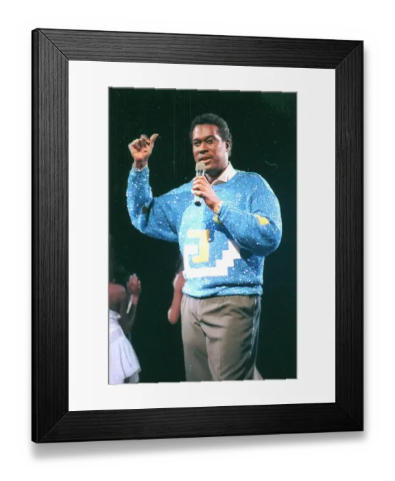 Framed Print : Photo of Luther Vandross Framed Print : Photo of Luther Vandross